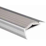 Casa pura - seuil d'escalier avec simple caoutchouc power grip longueur: 100 cm autocollant gris