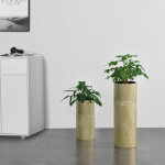 [en. casa] - set cache - pot lttich mtal tailles diffrentes dor noir