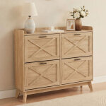 Casabel meuble � chaussures 4 abattants, capacit� 24 paires ?