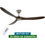 Casafan - ventilateur de plafond eco genuino dc 180 chrome - noyer