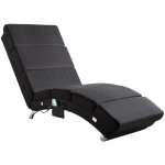 Casaria mridienne london chaise longue d?intrieur design avec fonction de massage chauffage fauteuil ...