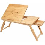 Casaria - table de lit pliable support ordinateur portable réglable inclinable bambou bureau de lit tiroir ... Casaria - table de lit pliable support ordinateur portable réglable inclinable bambou bureau de lit tiroir ...