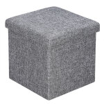 Casaria® tabouret cube avec espace de rangement pouf 38 x 38 x 38 cm coffre de rangement repose - pied ... Casaria® tabouret cube avec espace de rangement pouf 38 x 38 x 38 cm coffre de rangement repose - pied ...