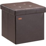 Casaria® tabouret cube avec espace de rangement pouf 38 x 38 x 38 cm coffre de rangement repose - pied ... Casaria® tabouret cube avec espace de rangement pouf 38 x 38 x 38 cm coffre de rangement repose - pied ...
