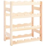 Casier � bouteilles pour 16 bouteilles / range bouteille meuble range bouteille pin�de