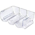 Casier � bouteilles empilable en plastique 1 pi�ces porte bouteille vin range bouteille rangement frigo ...