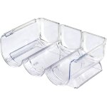 Casier � bouteilles empilable en plastique 1 pi�ces porte bouteille vin range bouteille rangement frigo ...