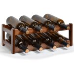 Casier � vin, 8 bouteilles, 2 niveaux, autoportant, �tag�re de rangement � poser sur le comptoir, pour ...