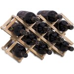 Casier � vin empilable en bois contenir 10 bouteilles 45x12. 5x31cm, etagere rhombe log, porte bouteille ...