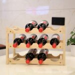 Casier  vin range bouteilles horizontal, bches 3 niveaux pour 12 bouteilles, adaptes  la table,  ...