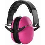 Casque antibruit rose - protection auditive et r�duction du bruit, convient aux enfants et aux adultes ...