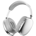 Casque bluetooth p9 pro max mont� sur la t�te avec oreillettes st�r�o sans fil en coton et chargement ...
