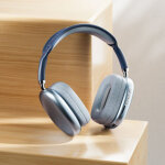 Casque bluetooth p9 pro max mont� sur la t�te avec oreillettes st�r�o sans fil en coton et chargement ...