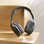 Casque bluetooth p9 pro max mont� sur la t�te avec oreillettes st�r�o sans fil en coton et chargement ...