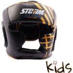 Casque de boxe stormcloud lynx pour enfants, noir / or, taille s