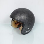 Casque jet gris pour homme femme torx taille l harry glitter matt
