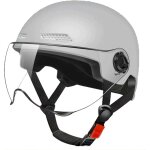 Casque de moto demi - masque vintage de style allemand avec visi�re, homologu� adapt� aux voyages et ...