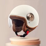 Casque de moto électrique 3c, adapté à toutes les saisons, pour hommes et femmes, modèle rétro demi - ... Casque de moto électrique 3c, adapté à toutes les saisons, pour hommes et femmes, modèle rétro demi - ...