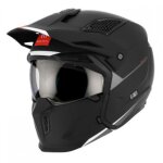 Casque pour moto trial mentonni�re amovible mt helmets