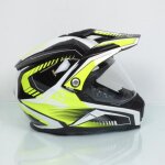 Casque torx dundee v yellow taille xs 53 - 54 jaune noir quad pour