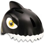 Casque v�lo enfant crazy safety requin s (49 - 55 cm) noir mat 3d