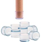 Casquettes en silicone pour chaises et meubles - 16 pi�ces - pour jambes en bois, et tables - anti - ...