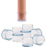 Casquettes en silicone pour chaises et meubles - 16 pi�ces - pour jambes en bois, et tables - anti - ...