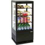 Casselin - mini vitrine r�frig�r�e positive 78 litres noire