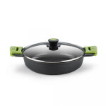 Casserole basse avec couvercle en fonte d'aluminium 28cm prior 400528 bra