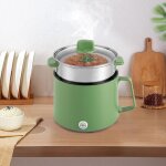 Casserole �lectrique multifonction de 1, 7 l avec 300 w, 600 w, double puissance, anti - adh�sif, pour ...