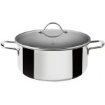 Casserole induction inox avec couvercle en verre 26cm