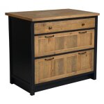 Decoration d ? autrefois - casserolier 3 tiroirs - bois - bleu - interior's Decoration d ? autrefois - casserolier 3 tiroirs - bois - bleu - interior's