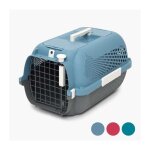 Cage de transport pour chat - catit - moyen - hauteur max chat 27 cm - bleu - gris Cage de transport pour chat - catit - moyen - hauteur max chat 27 cm - bleu - gris
