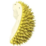 Catnip groomer: 2 sets of durian - shaped cat wall corner scratching brushes, cat grooming comb, cute ...