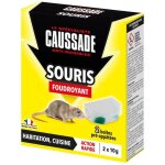 Caussade - souricide souris - poste pré appât foudroyant 20 grs ( 2 x 10 grs ) Caussade - souricide souris - poste pré appât foudroyant 20 grs ( 2 x 10 grs )