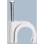 Cavaliers multifix x 20 - souples - pour cble 7mm  10 mm - blanc - legrand