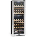Klarstein - cave � vin 19 bouteilles, cave de service avec �tag�res en bois amovibles, porte en verre, ...