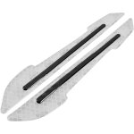 1 paire de rtroviseurs de voiture rflchissants avertissement de scurit bande anti - collision autocollant ...
