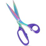 1 pice, violet, ciseaux  tissu de 10 pouces, ciseaux de couture en acier inoxydable plaqu titane robuste, ...