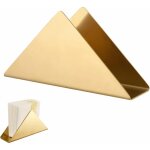 Ccykxa 1 porte - serviettes en acier inoxydable dor� pour table porte - serviette triangulaire minimaliste ...