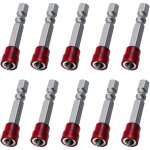 10 pièces embout de tournevis cruciforme ph2 foret magnétique de 50 mm mèche pour cloison sèche à queue ... 10 pièces embout de tournevis cruciforme ph2 foret magnétique de 50 mm mèche pour cloison sèche à queue ...