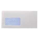 A 100 enveloppes blanches avec fentre  droite dl 110 x 220 mm 80g enveloppes d'affaires  fentre enveloppes ...