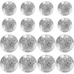 Ccykxa lot de 16 boutons � coudre - en m�tal - 18 mm / 25 mm - argent�s - grands boutons argent�s - pour ...