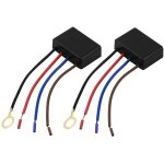 Ccykxa lot de 2 interrupteurs tactiles pour lampe de table interrupteur � variateur capteur tactile 4 ...