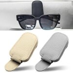 Ccykxa 2 pi�ces porte - lunettes de voiture magn�tique, support lunettes pour voiture, universel, clip ...