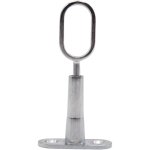 A 2 support pour barre penderie ovale support tringle penderie hauteur 45  80mm zinc - aluminium support ...