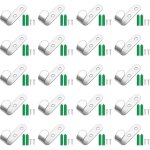 A lot de 20 crochet bache pour bche de remorque, 44 x 21 x 16 mm attache bache, crochet pour bache pour ...