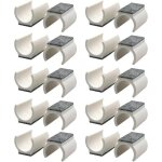 Ccykxa lot de 20 housses de pieds de chaise en feutre en forme de u pour chaises de salle � manger, chaises ...