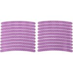 Ccykxa 20 pcs arc roue jante autocollants voiture roue jante rubans d�coration autocollants pour 14 - ...