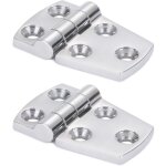 Ccykxa - 2pcs 38 mm x 57 mmsupport de matriel porte charnire acier  toute preuve charnire de bateau ...